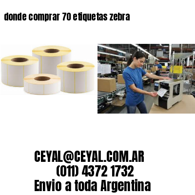 donde comprar 70 etiquetas zebra