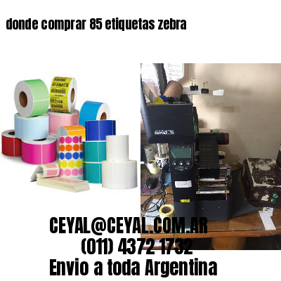 donde comprar 85 etiquetas zebra