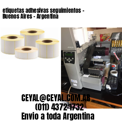 etiquetas adhesivas seguimientos – Buenos Aires – Argentina