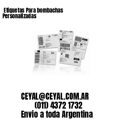 Etiquetas Para bombachas  Personalizadas