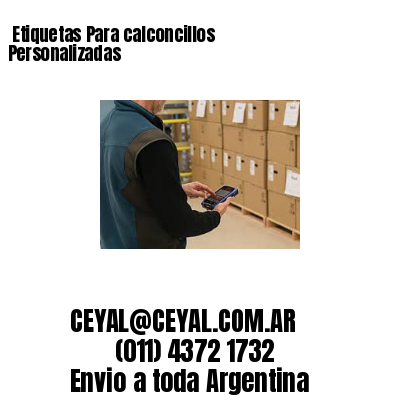 Etiquetas Para calconcillos  Personalizadas
