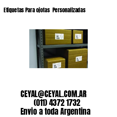 Etiquetas Para ojotas  Personalizadas