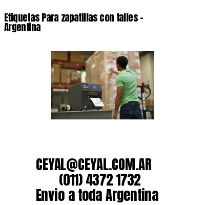 Etiquetas Para zapatillas con talles – Argentina