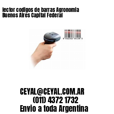 lector codigos de barras Agronomia Buenos Aires Capital Federal