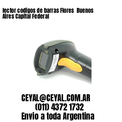 lector codigos de barras Flores  Buenos Aires Capital Federal