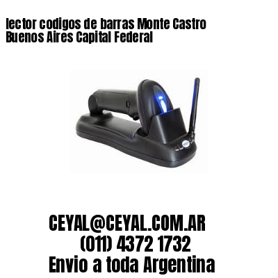 lector codigos de barras Monte Castro Buenos Aires Capital Federal