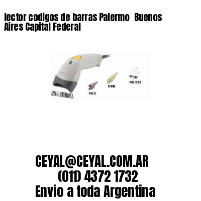 lector codigos de barras Palermo  Buenos Aires Capital Federal