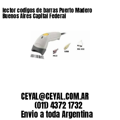 lector codigos de barras Puerto Madero  Buenos Aires Capital Federal