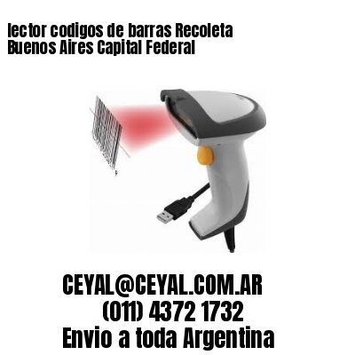lector codigos de barras Recoleta  Buenos Aires Capital Federal