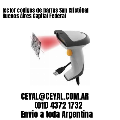 lector codigos de barras San Cristóbal  Buenos Aires Capital Federal