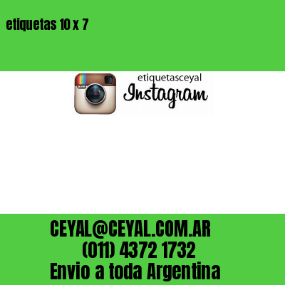 etiquetas 10 x 7