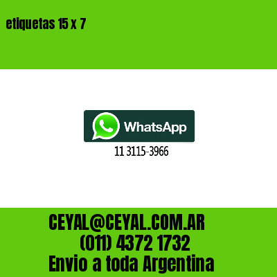 etiquetas 15 x 7