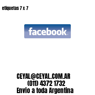 etiquetas 7 x 7