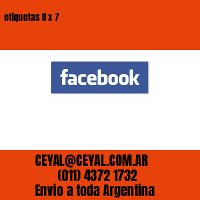 etiquetas 8 x 7