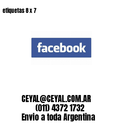 etiquetas 8 x 7
