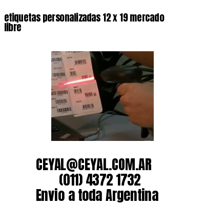 etiquetas personalizadas 12 x 19 mercado libre