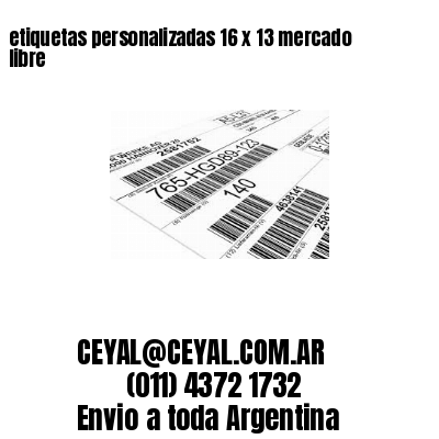 etiquetas personalizadas 16 x 13 mercado libre
