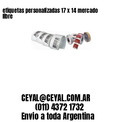 etiquetas personalizadas 17 x 14 mercado libre