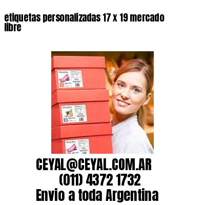 etiquetas personalizadas 17 x 19 mercado libre