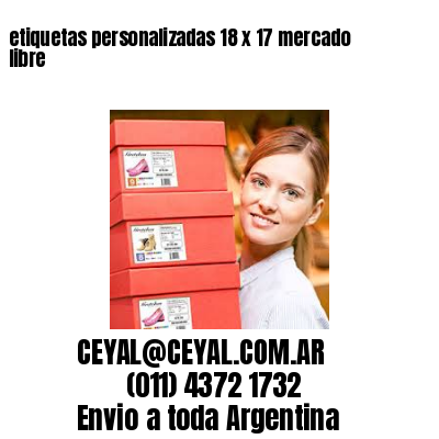 etiquetas personalizadas 18 x 17 mercado libre