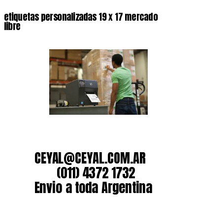 etiquetas personalizadas 19 x 17 mercado libre