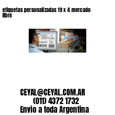etiquetas personalizadas 19 x 4 mercado libre