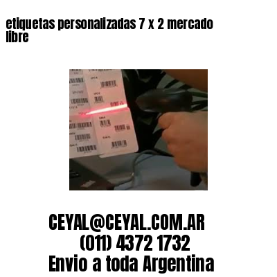 etiquetas personalizadas 7 x 2 mercado libre