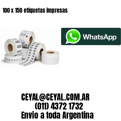 100 x 150 etiquetas impresas