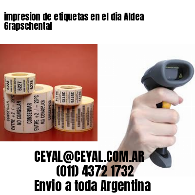 impresion de etiquetas en el dia Aldea Grapschental