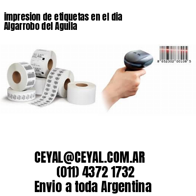 impresion de etiquetas en el dia Algarrobo del Aguila