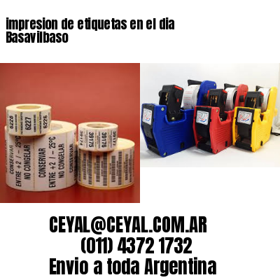 impresion de etiquetas en el dia Basavilbaso