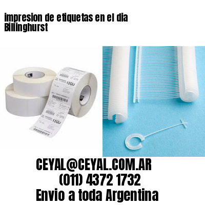 impresion de etiquetas en el dia Billinghurst
