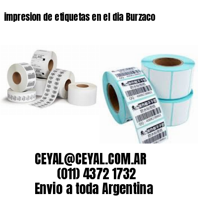 impresion de etiquetas en el dia Burzaco
