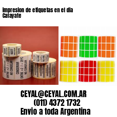impresion de etiquetas en el dia Cafayate
