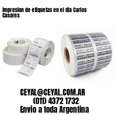 impresion de etiquetas en el dia Carlos Casares
