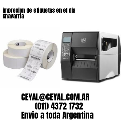 impresion de etiquetas en el dia Chavarría