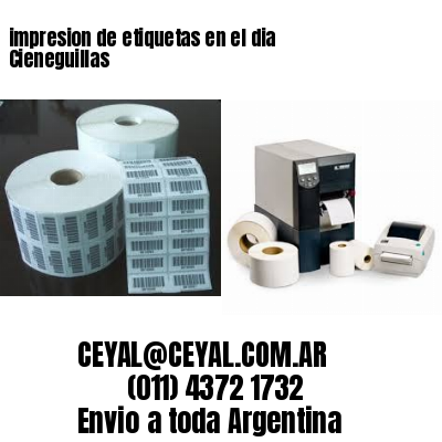 impresion de etiquetas en el dia Cieneguillas