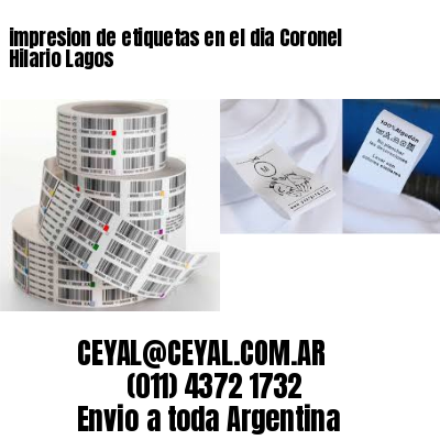 impresion de etiquetas en el dia Coronel Hilario Lagos
