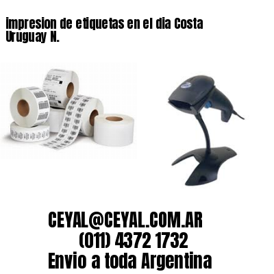 impresion de etiquetas en el dia Costa Uruguay N.