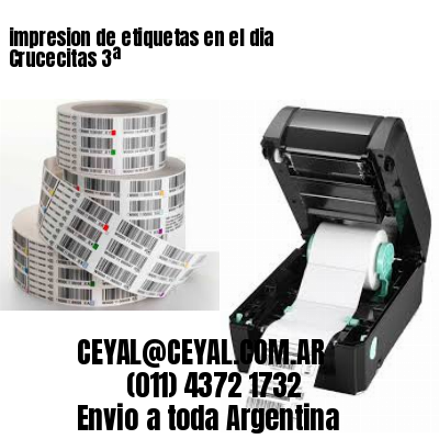 impresion de etiquetas en el dia Crucecitas 3ª
