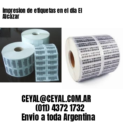 impresion de etiquetas en el dia El Alcázar