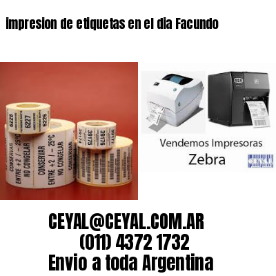 impresion de etiquetas en el dia Facundo