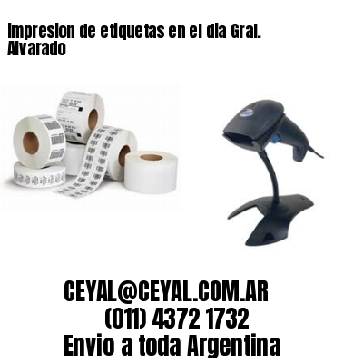 impresion de etiquetas en el dia Gral. Alvarado