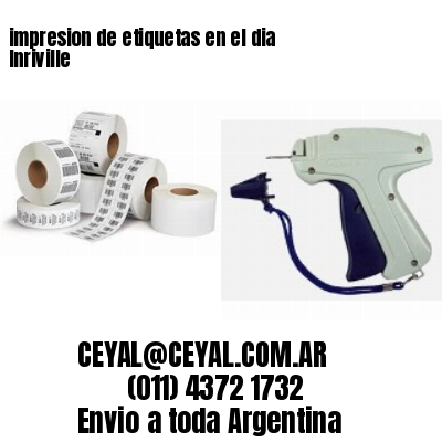 impresion de etiquetas en el dia Inriville