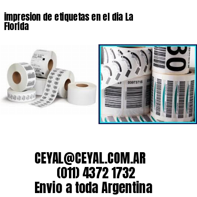 impresion de etiquetas en el dia La Florida
