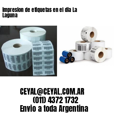impresion de etiquetas en el dia La Laguna