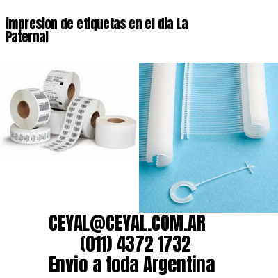 impresion de etiquetas en el dia La Paternal