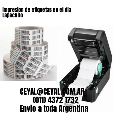 impresion de etiquetas en el dia Lapachito