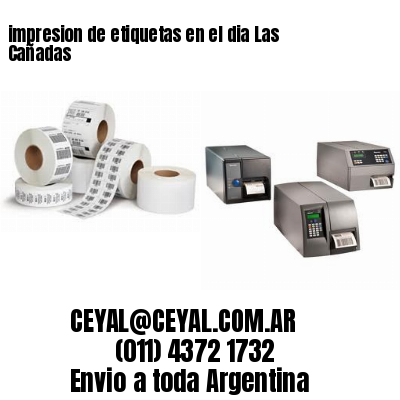 impresion de etiquetas en el dia Las Cañadas