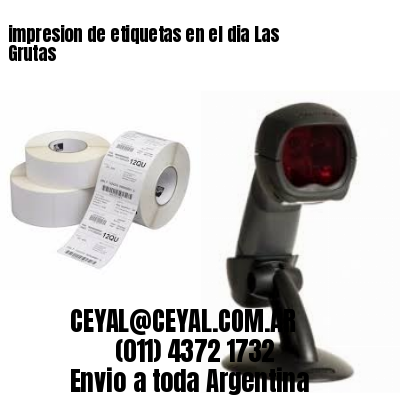 impresion de etiquetas en el dia Las Grutas